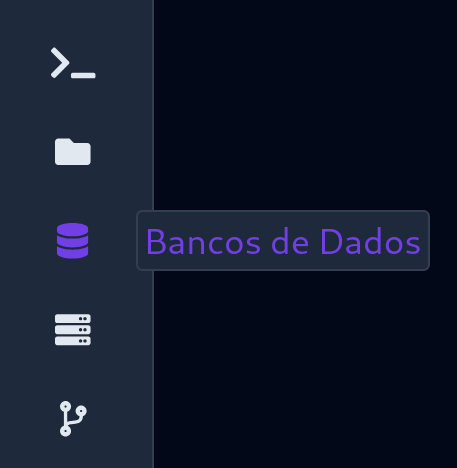 Aba dos Bancos de Dados