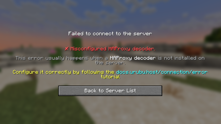 HAProxy Error